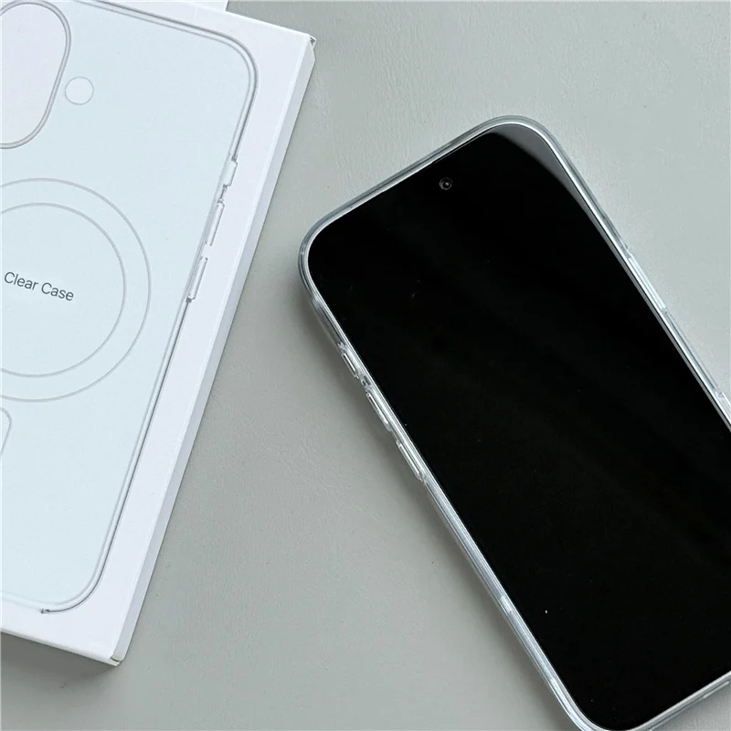 Original Magnetic Animation Clear Case For iPhone 17 16 15 14 13 17Pro Max Boxed Hard Cover For Magsafe Wireless Charging