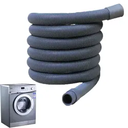 Wash Machine Drain Hose Plumbing Hoses Accessories 2M Universal PP Extension Pipe For Washer Dryer Dishwasher & Other Parts