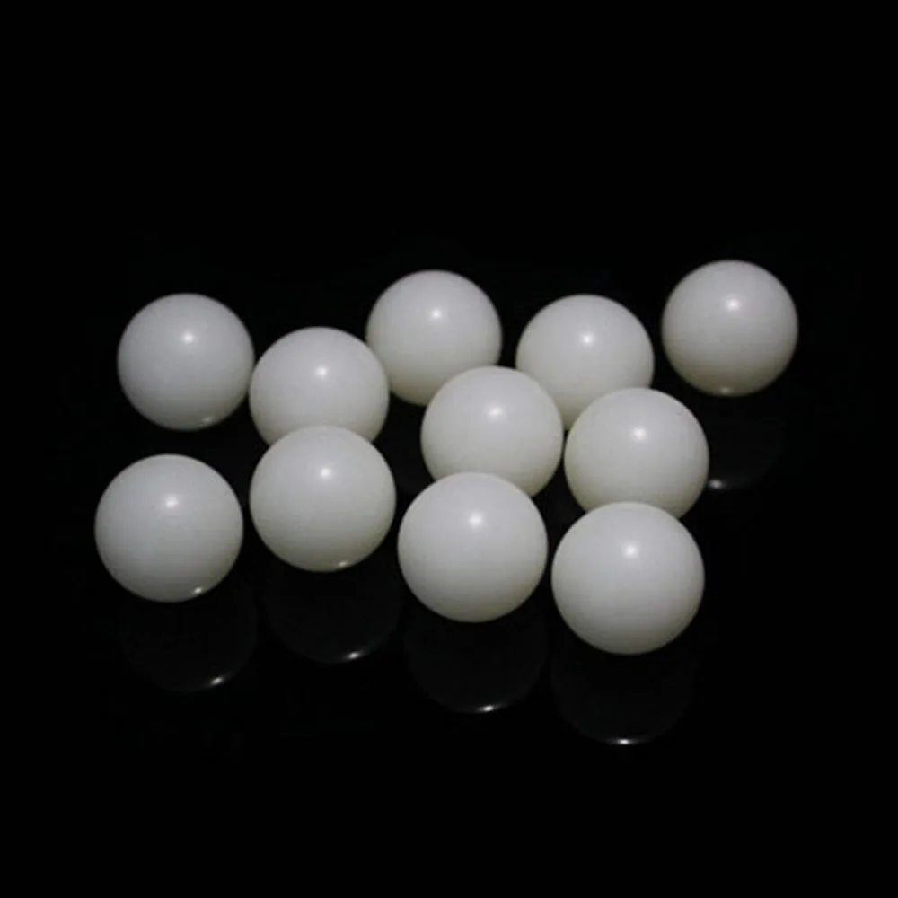 

Polyoxymethylene(POM) White Solid Ball Plastic Precision Bearing Ball Dia 2 3 3.175 3.969 4 4.5 4.763 5 5.556 6 6.35 7~44.45mm