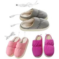 Heated Slippers Electric Heating Slippers USB Foot Warmer Boots Heated Slipper Boot For Men And Women Winter Christmas Gifts 1