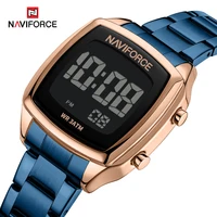 NAVIFORCE New Luxury Brand Digital Women Watches Waterproof Luminous Date Ladies Wristwatch Fashion Womens Watches