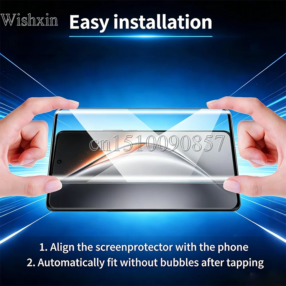 3D Curved 9H Tempered Glass Screen and Camera Lens Protector