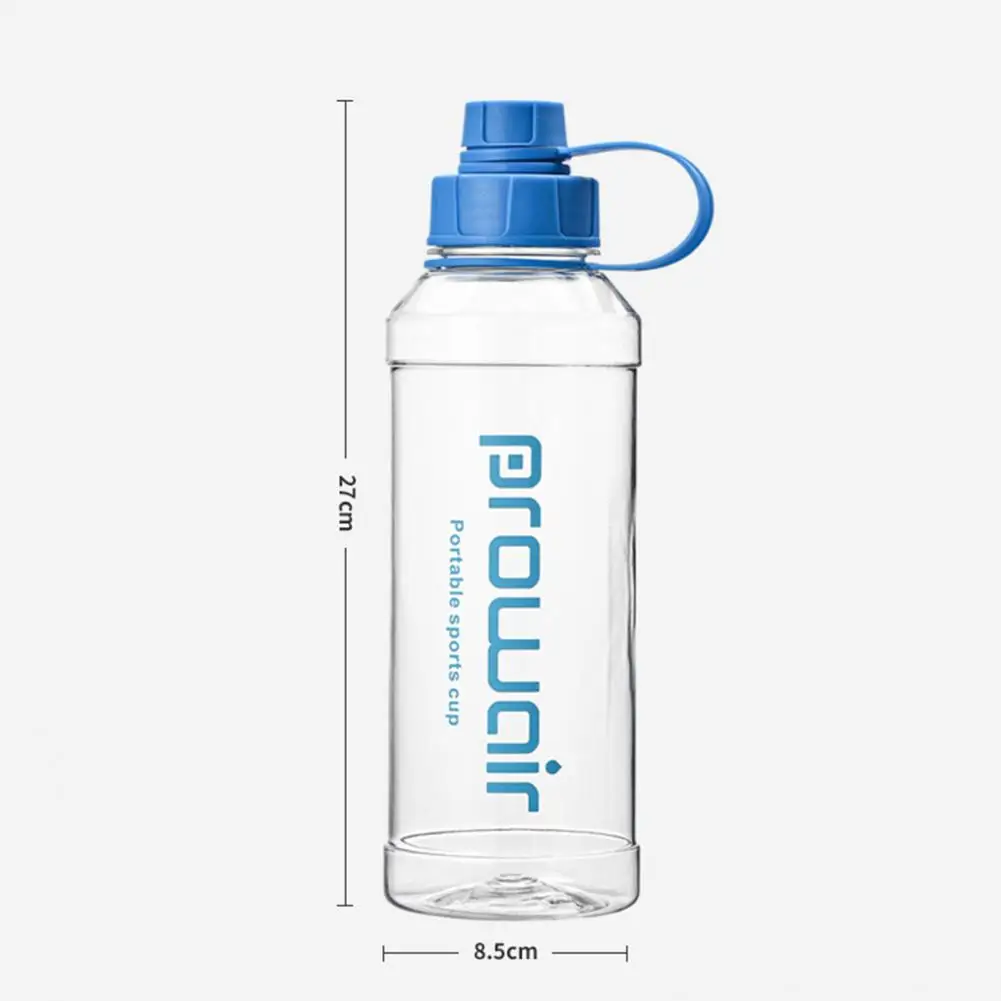 1000ml Sports Water Bottle With Handle Large Capacity Leak-proof Shaker Cup Portable Outdoor Running Cycling Travel Kettle