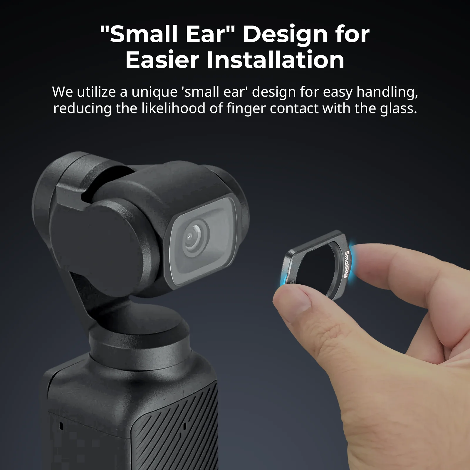 SmallRig Black/White Mist Filter & CPL Filter Set for Osmo Pocket 3, Magnetic S