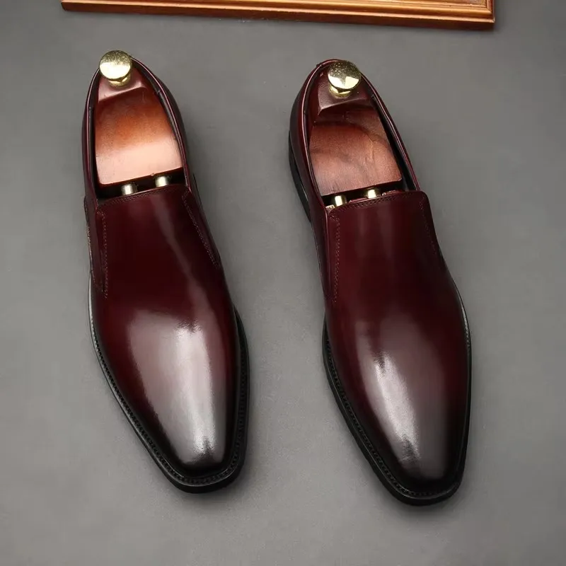 Shoes for men, dress shoes, shoes for men with ,wedding shoes,English style, round head, large size 46