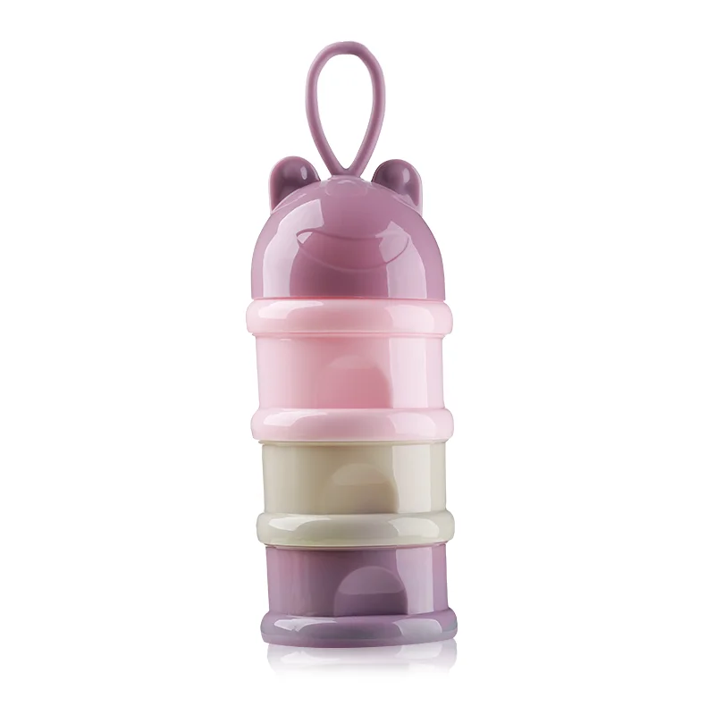 Baby Food Storage Portable Box Infant Milk Powder Formula Dispenser Toddler Kids Snacks
