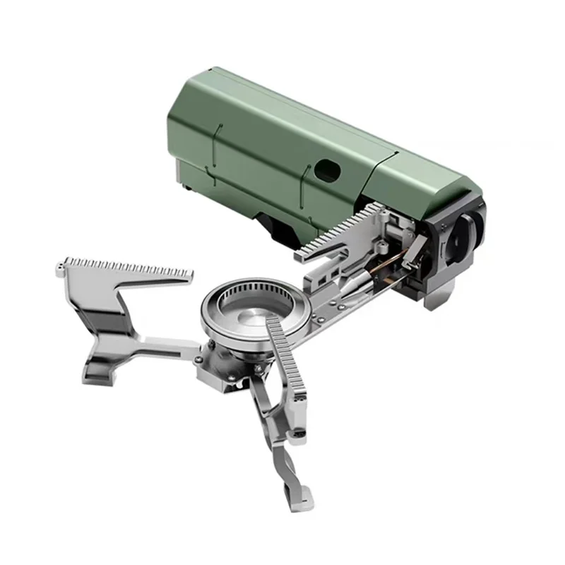 Portable Camping Foldable Cassette Stove Outdoor Hiking Travel BBQ Cooking Boiling Burning Lightweight Butagas Stove 2