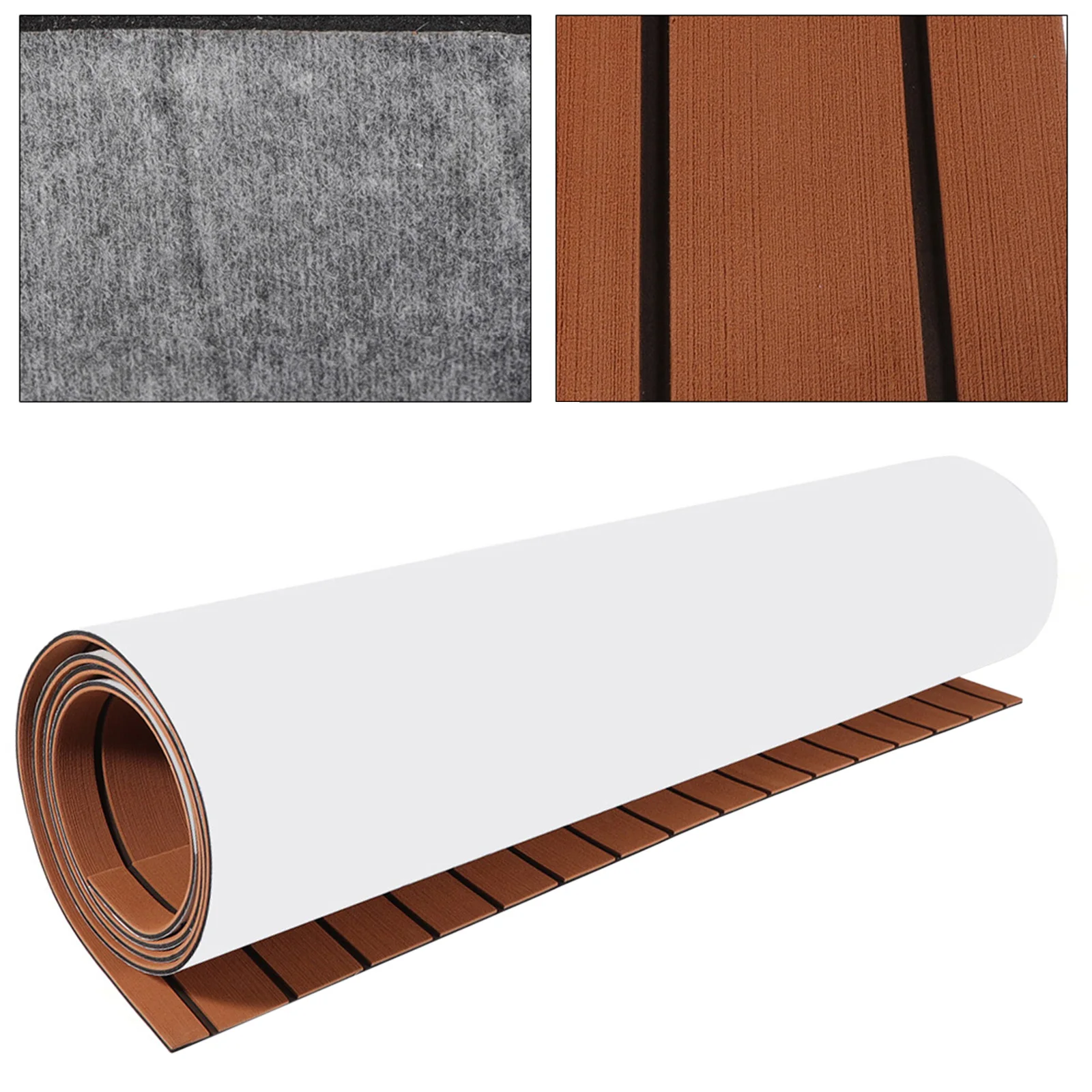 240*90*0,6 cm EVA RV Matte Teak Boden Eva Synthetische Terrassendielen Blatt Yacht Pad Wasserdicht Nicht-slip für Boot Marine Schiff – Detail 14