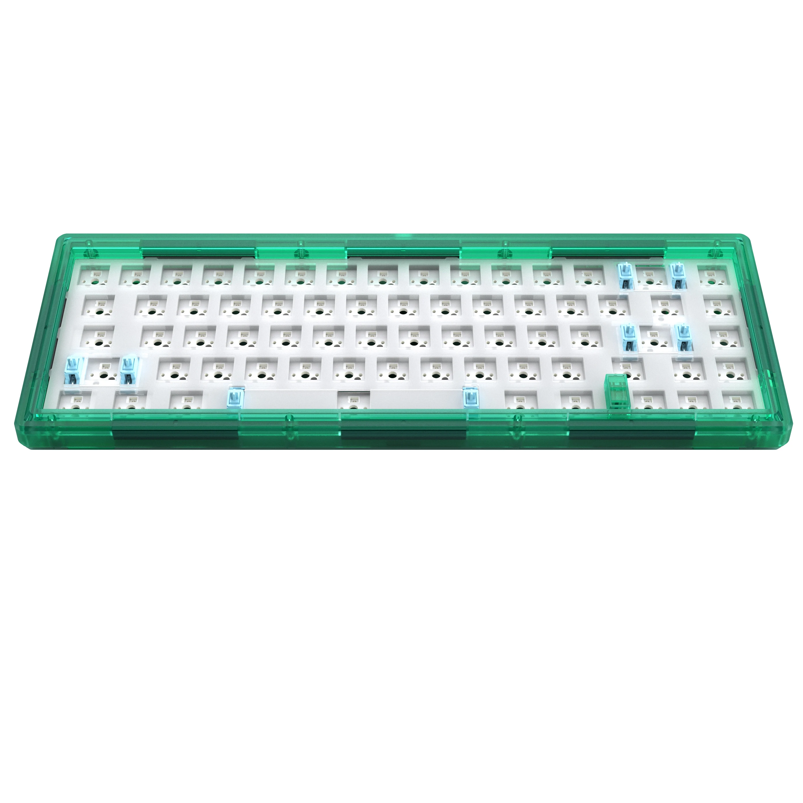 Troca Quente de Gas67 Personalizou o tipo Mecânico da Estrutura da Gaxeta do Jogo do Teclado-c Rgb Compatiable com Pinos para a Cereja Gateron Kailh a - Imagem 5