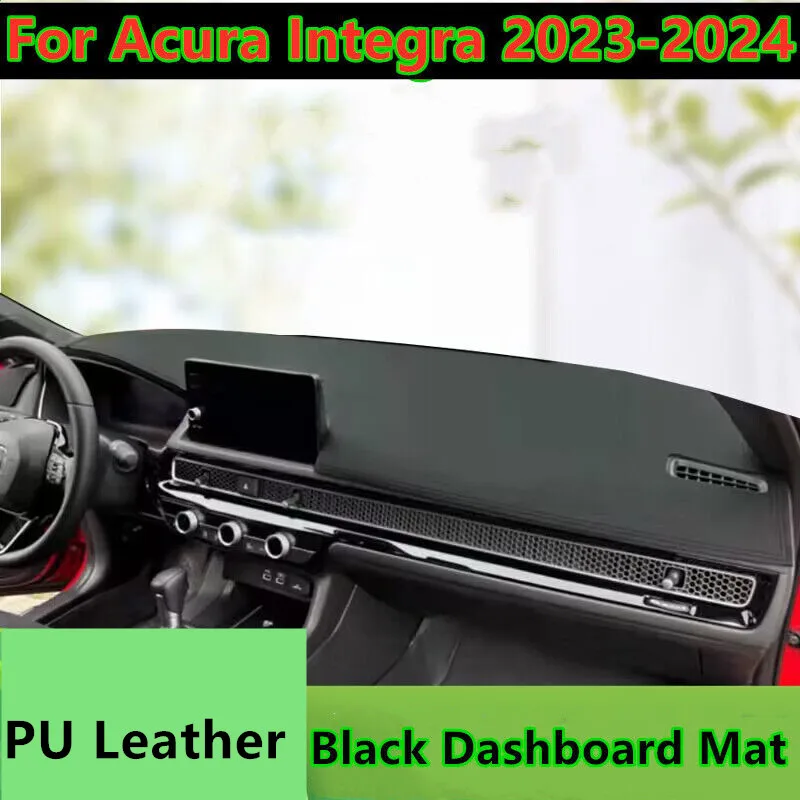

Dash Leather Mat Desk Dashboard Pad Cover Car Non-Slip For Acura Integra 2023 2024