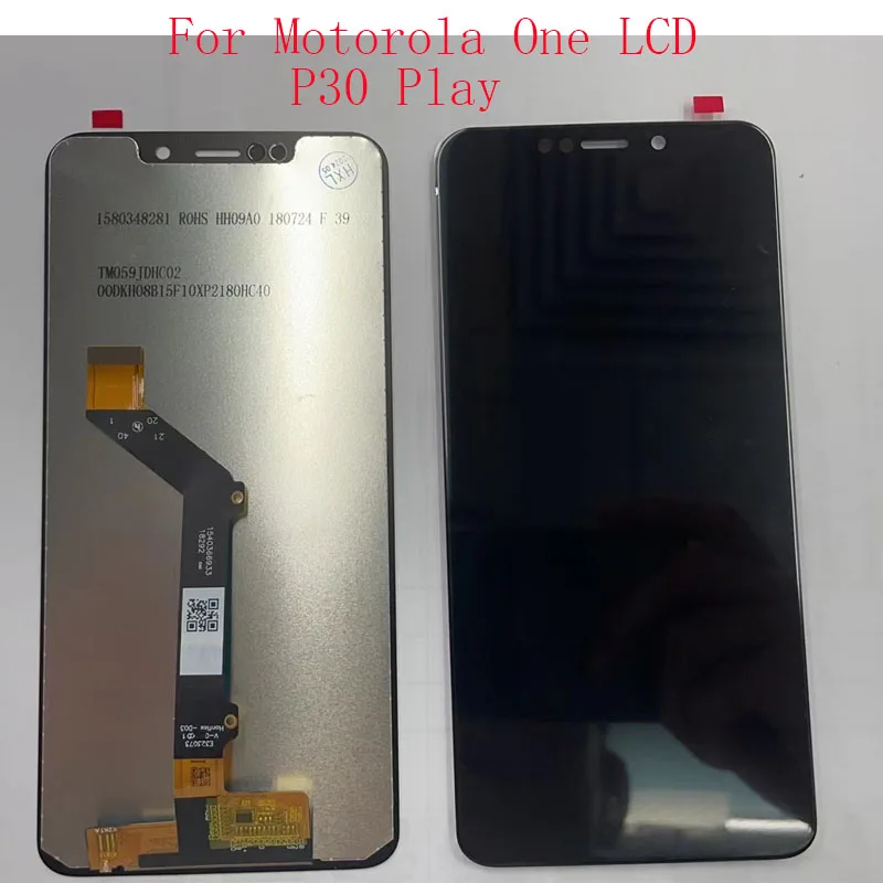 ЖК-дисплей 5,9 дюймов для Motorola Moto One P30, сборка экрана для One P30 Play, XT1941-1, XT1941-3, XT1941-4