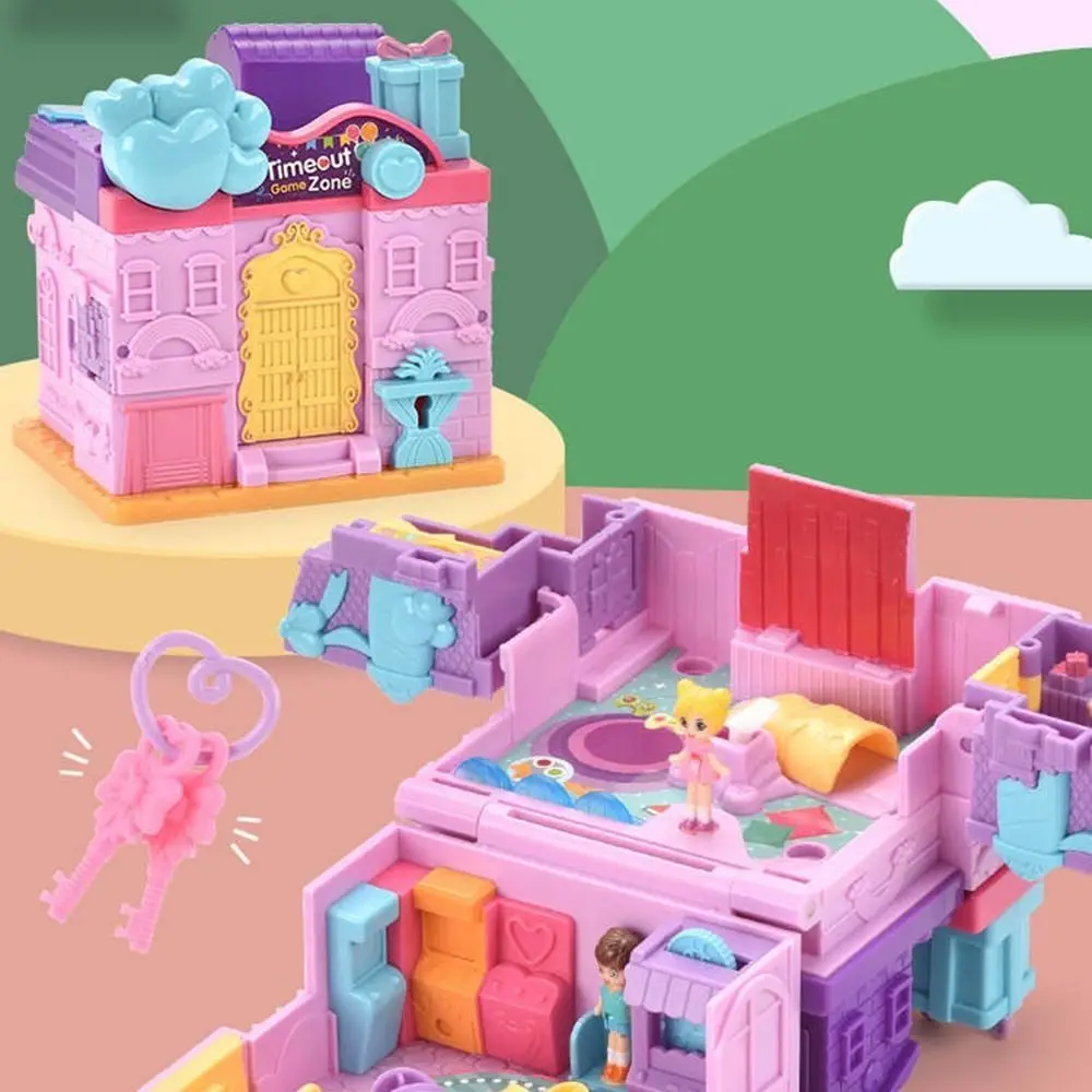 Creative Simulation Play House Toys Expandable Interactive Miniature Villa Model Toy 3D Cosplay Simulated Princess Castle Toy