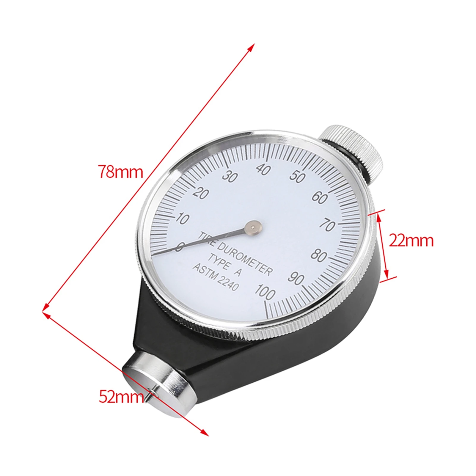Rubber Hardness Tester Durometer Meter Shore Type A/O/D Rubber Tire Durometer Hardness Tester 0‑100 HA Hardness Rubber Tester rubber hardness tester