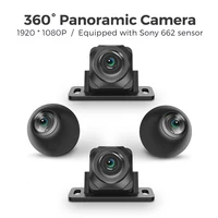 DUDUAUTO 360 °   Caméra panoramique 1080P AHD pour Sony 662, arrière avant gauche droite autour de la vue, accessoires de voiture pour Radio android de voiture 3