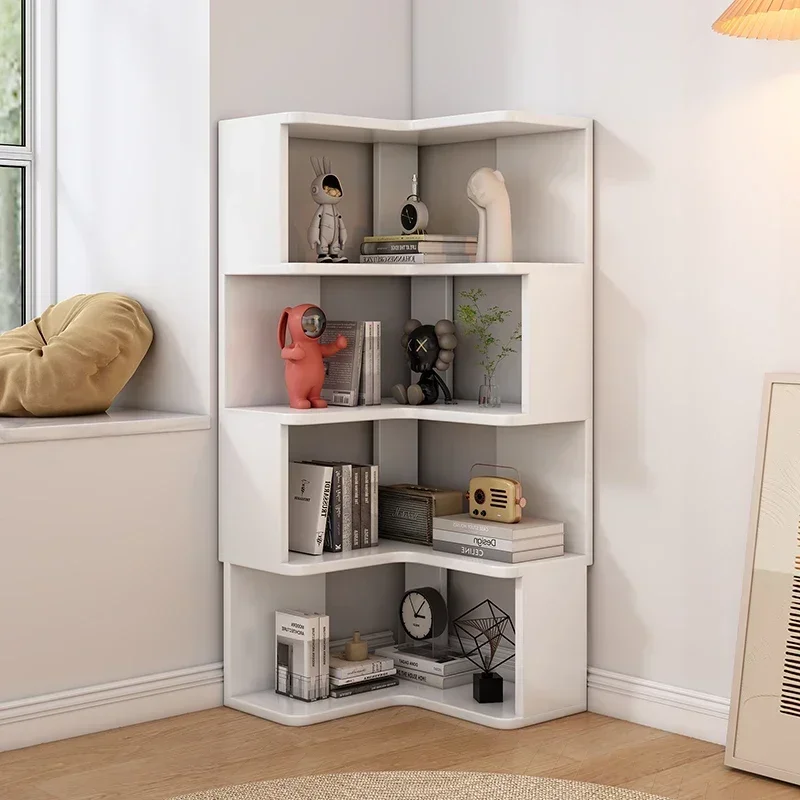 Bibliothèque Rotative, Petite Bibliothèque D'angle Pour Les Petits Espaces, Bibliothèque Sur Pied à 360°, 1cm D'épaisseur,pour La Chambre à Coucher, Le Salon(S:40 * 128cm