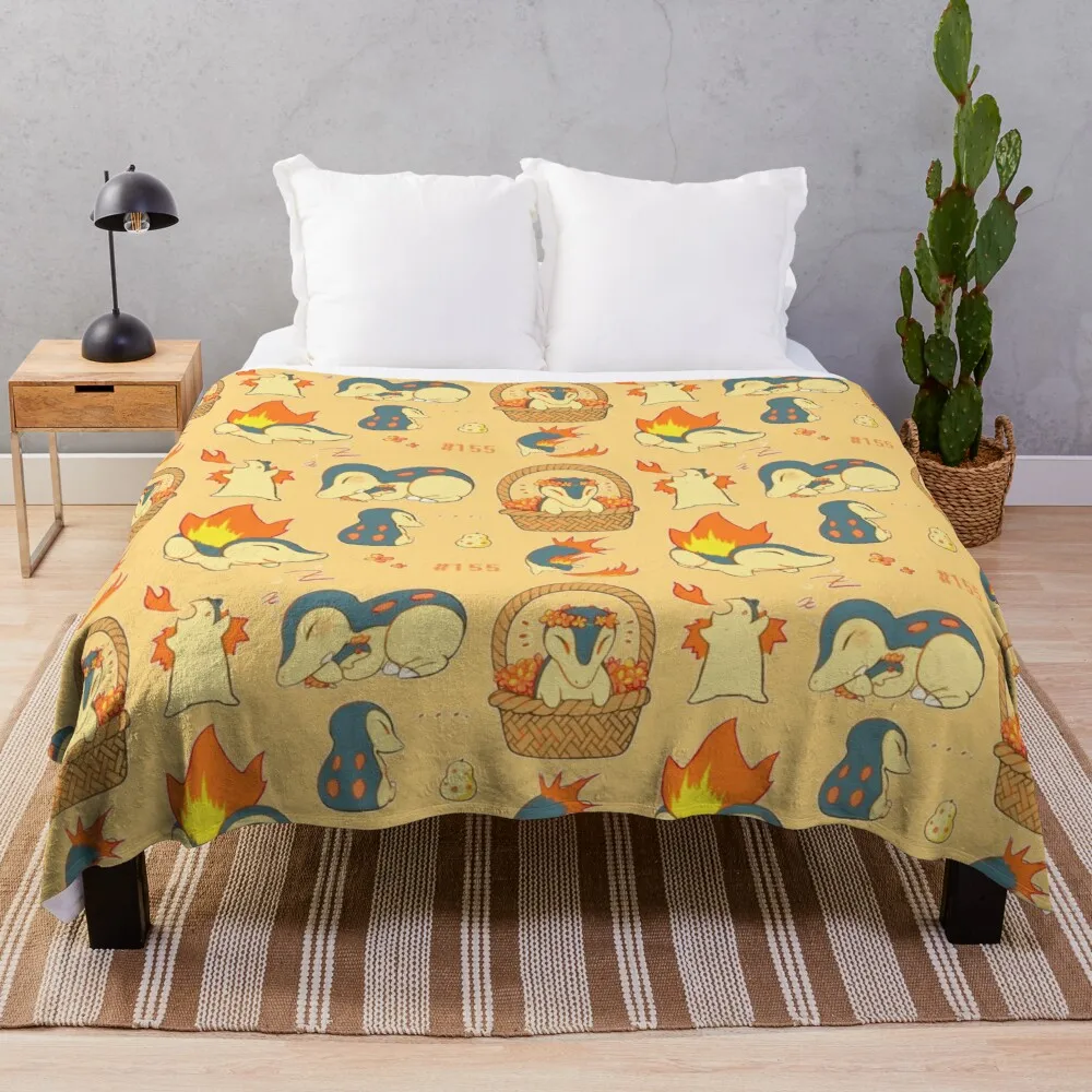 

Cyndaquils! Одеяло, фланелевое одеяло, твидовое одеяло