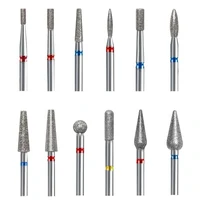 1Pcs/lot Flame Nail Drill Bits Diamond Milling Cutter for Manicure Drill Bits for Russian Manicure Nails Cuticle Remove Tools 1