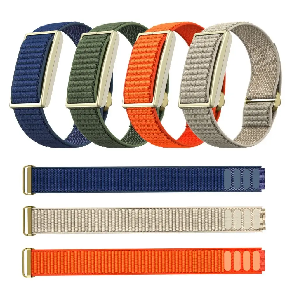 Breathable Nylon Adjustable Fitness Tracker Wristband - Sport Strap Loop Design