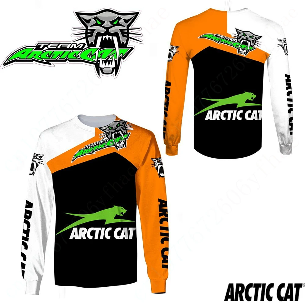 

Arctic Cat Unisex Clothing Anime T Shirt For Men Women Harajuku O Neck Long Sleeve Quick Drying Sweatshirt Top Casual T-shirts