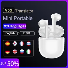 

Translation Headphones 80 Languages instant Translate Smart Voice Translator Wireless Bluetooth Translator Earphone