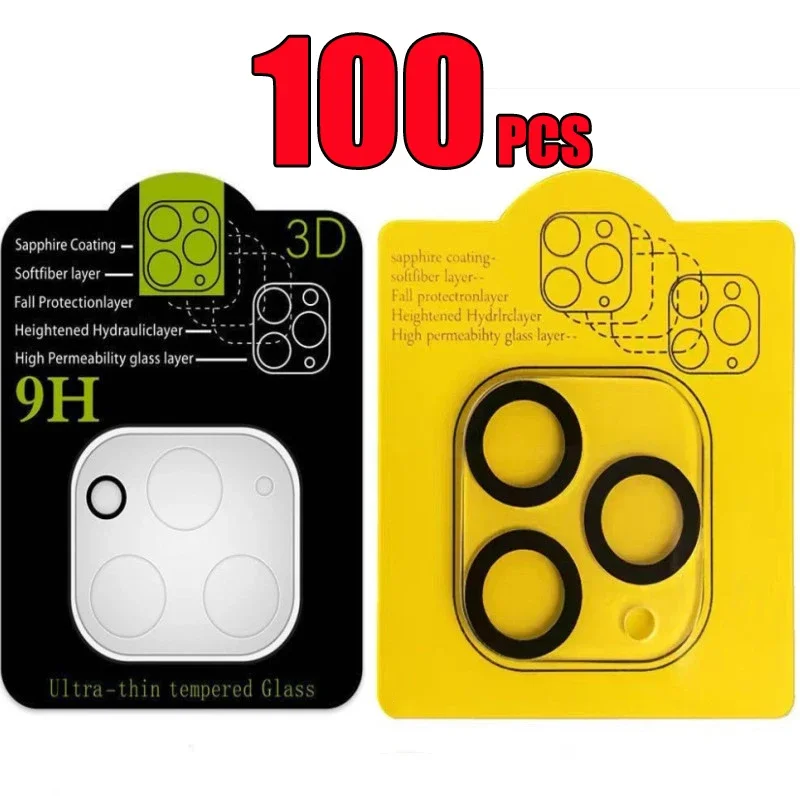 100pcs Camera Lens Protector For iPhone 14 Pro Protective Glass iPhone 15 11 12 13 Pro Max 14 Plus 13 Mini Lens Screen Protector