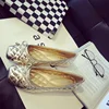 New Fashion Bean Shoes In Spring 2023 Flat Bottom Square Toe Boat Shoes Large Size Shallow Mouth Comfortable Work Shoes 3