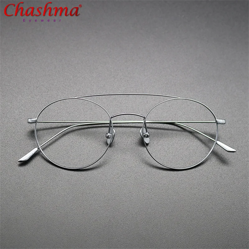 

Japanese Round Handmade Lightweight Glasses Frame for women Prescription Aviator Eyewear Men Eyeglasses Titanium oculos de grau