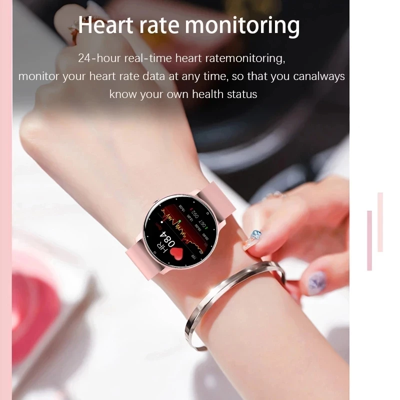 2024 New For Huawei Xiaomi Smart Watch Men's Full Touch Screen Sports Fitness Watch Heart Rate Bluetooth Call SmartWatch Women 6