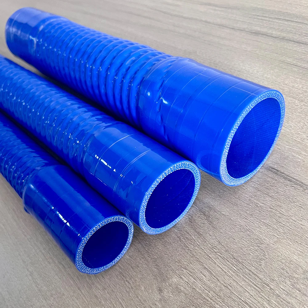 Silicone Tube Blue Universal Car Silicone Flexible Hose Air Intake Pipe Radiator Supercharger Intercooler Tube Rubber Joiner And Two Clamps