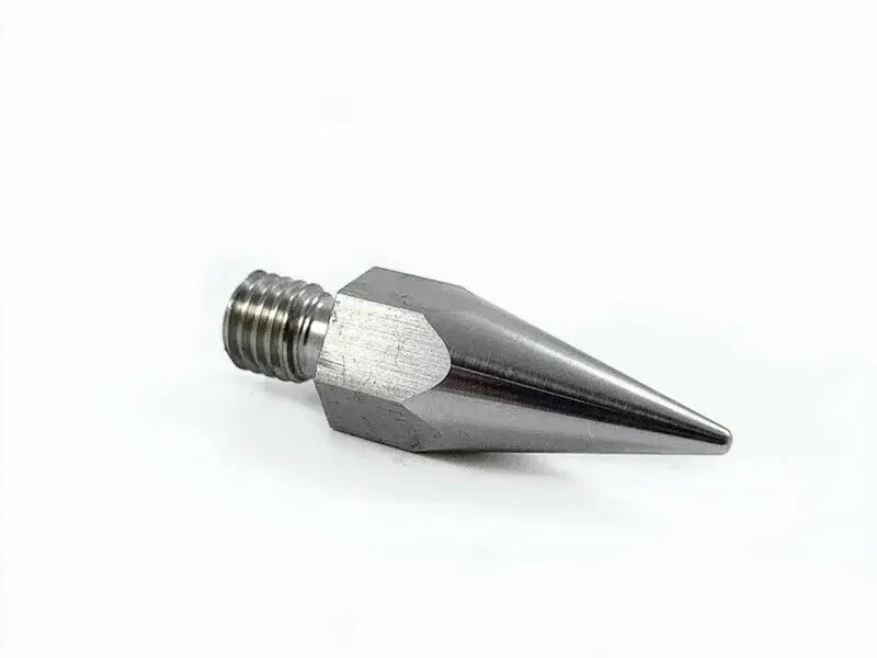 Stainless Steel M9.8mm Prisms Pole M8/M10 Mini Pole Tip Replacement Point Fit For Prisms Pole Spare Parts Power Tools Accessory
