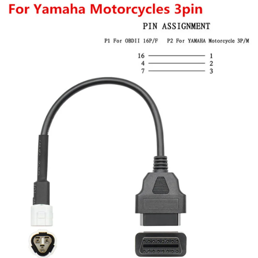 

Кабель OBD для мотоцикла YAMAHA 3 Pin