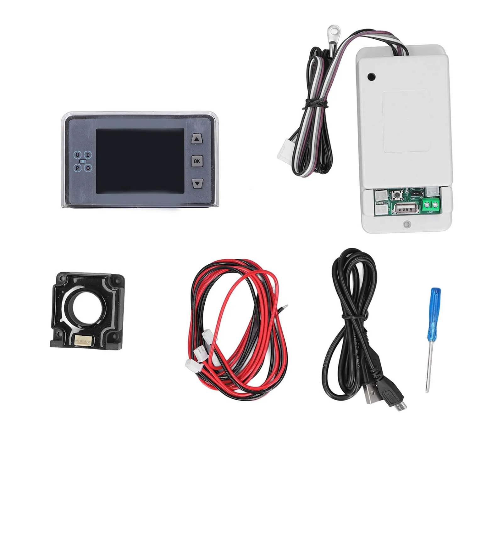 

Wireless Voltage Ammeter LCD Battery Meter with Hall Coil 100A500V
