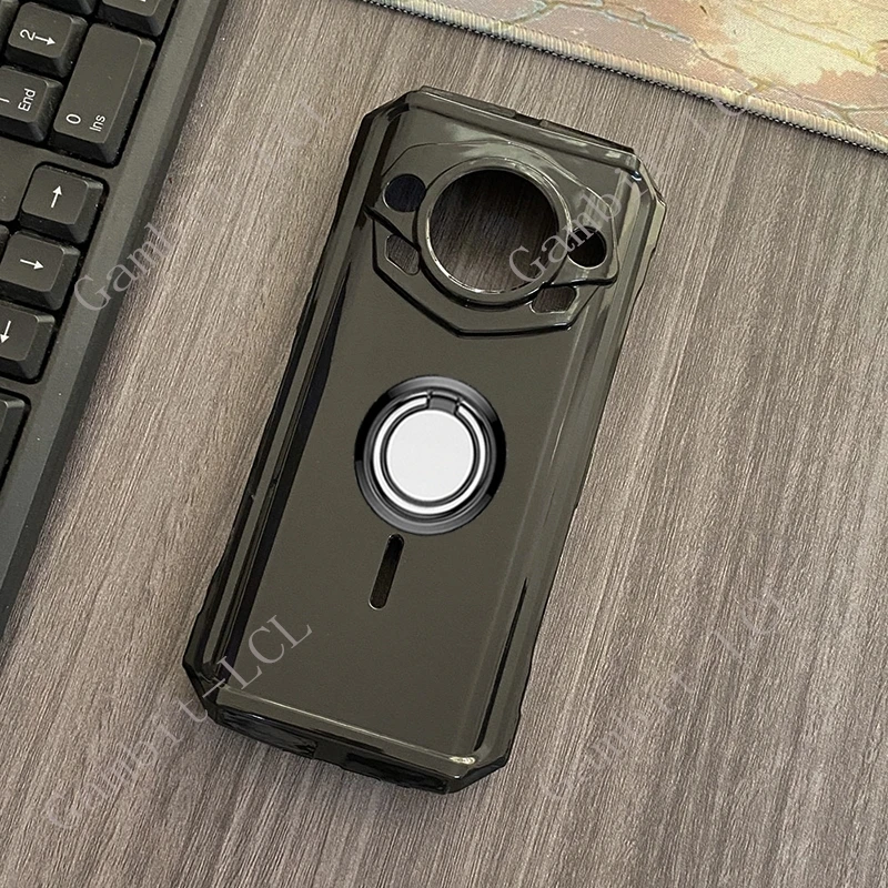 Enhanced Back Ring Holder Bracket Phone Case with TPU Soft Cover