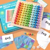 Multiplication Board Game Wooden Montessori Kids Learning Educational Toys Math Counting Hundred Board Interactive Thinking 1