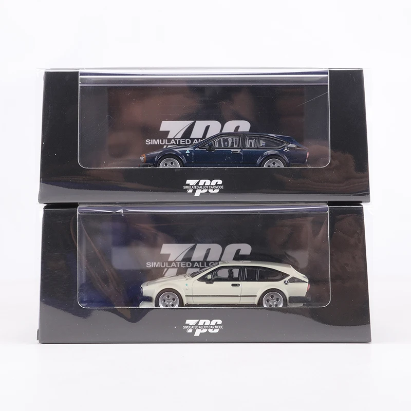 TPC 1:64 ROMEO GTV6 Alloy Model Car Can Open Thed Engine Hood 6