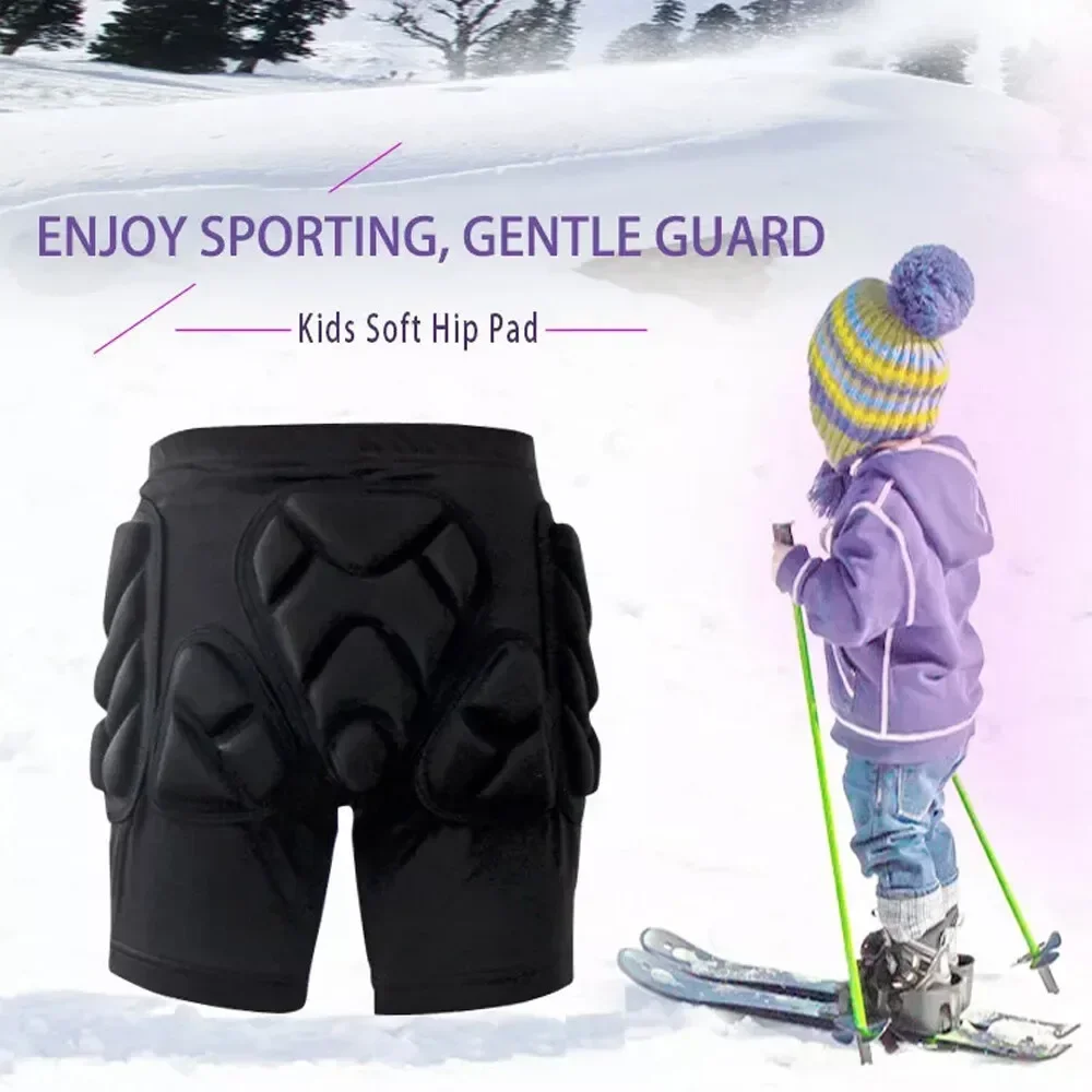 Kids Roller Derby Skate Hip Pads Shorts Winter Outdoor Extreme Sports Equipment