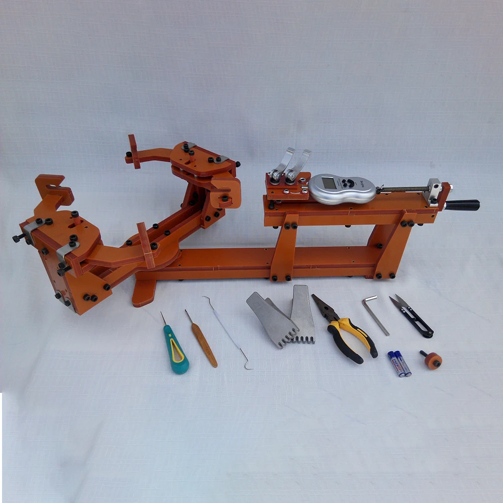 

Winch Type Personal DIY Badminton Racket Stringing Machine Pulling Threading Machine Wire Stretcher Over 60LB HT005