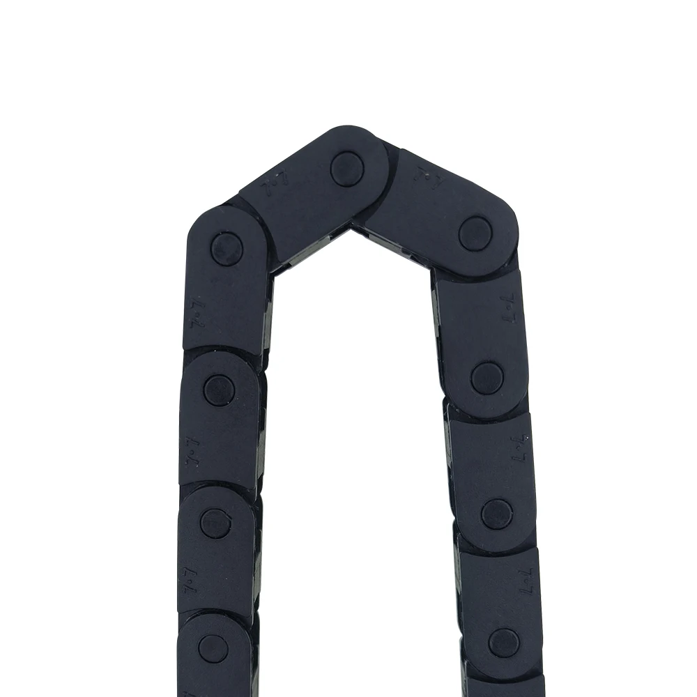 MHCN Cable Chains R18 7x7 Non-Opening Plastic Towline 1 meter length Drag Chain bridge type for CNC Router Machine Tools
