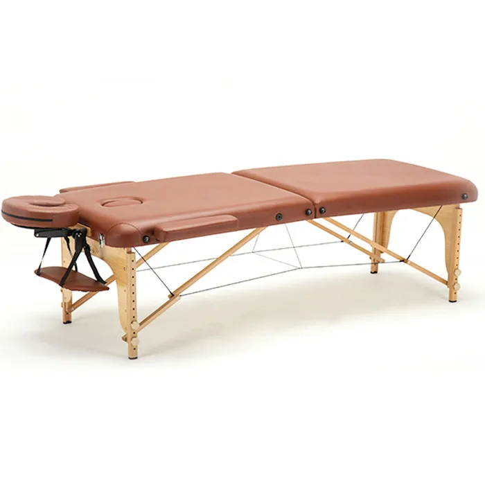 Cheap price good quality foldable wooden facial bed massage table