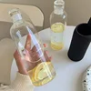500/750ML Water Cup Sport Water Bottle With Time Scale Couple Plastic Portable Water Container Anti-drop Outdoor Water Bottle 3