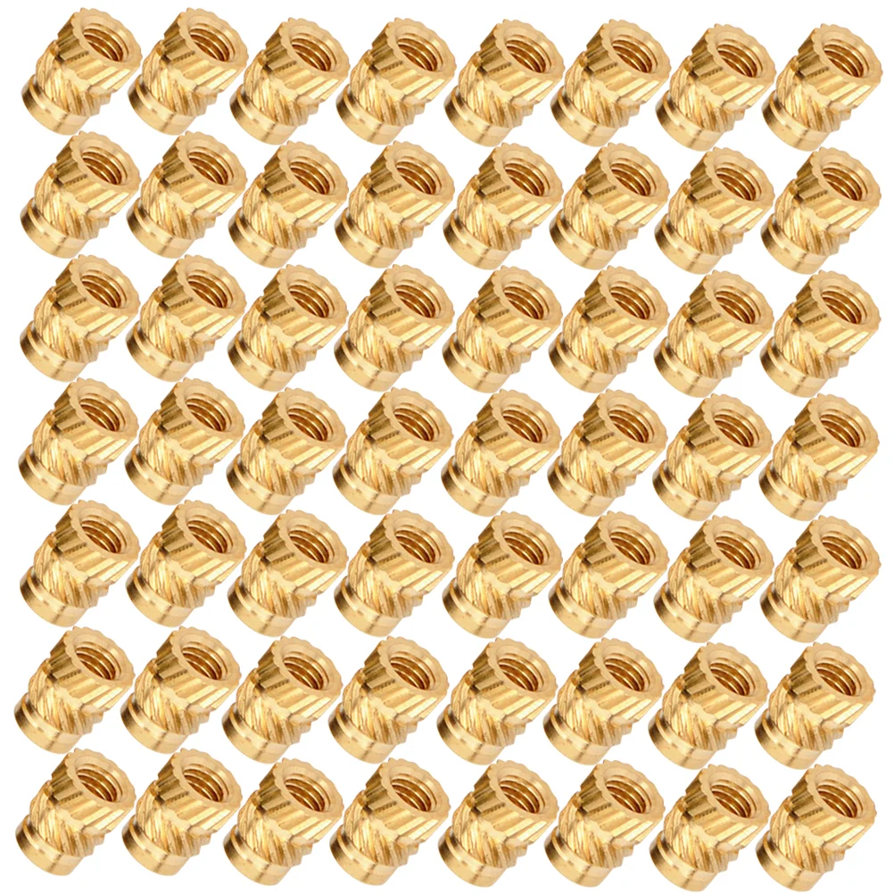 

M3 Insert Brass Nut Hot Melt Knurled Thread Heat Embedment Copper Nuts Embed Pressed Fit for 3d printer Plastic Case