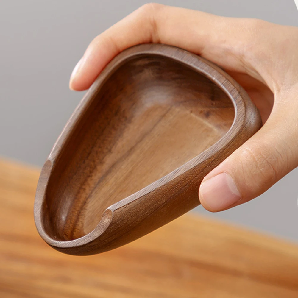 Coffee Bean Tray Solid Wood Coffee Scale Bean Plate Coffee Cupping Tray Coffee Bean Special Measuring Cup Espresso Accessories