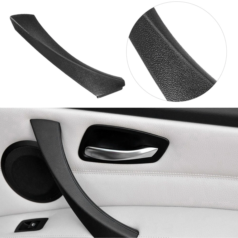 Interior Door Handles Easy Installation Inner Door Handle Panel Pull Trim Cover for BMW E90 E91 316318/320/325/328/330/335