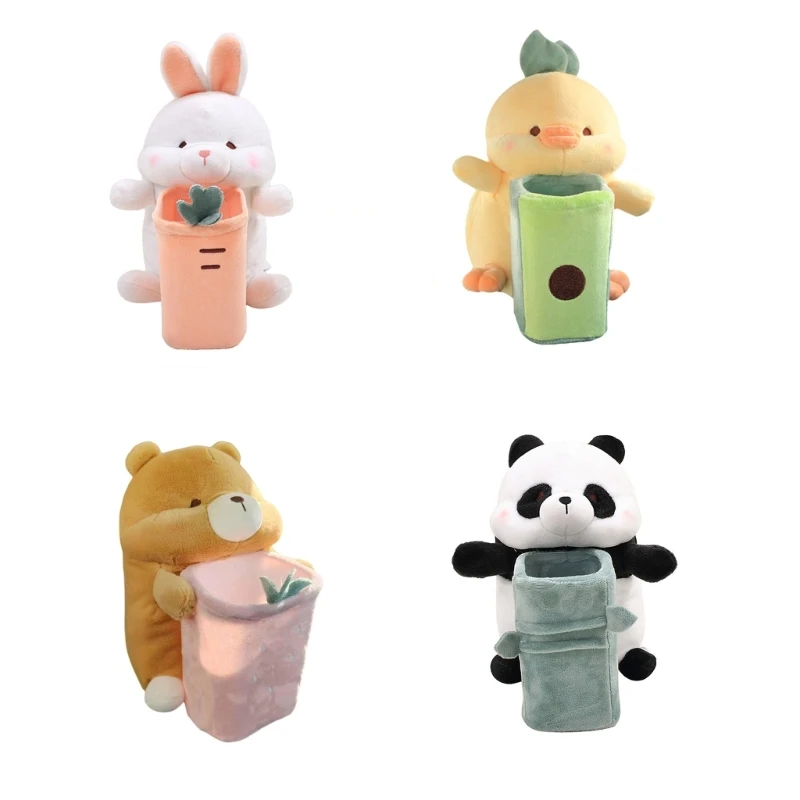 

Tissue Box Car Tissue Holder Garbage Waste Box Animal Toilet Paper Holder drop shipping