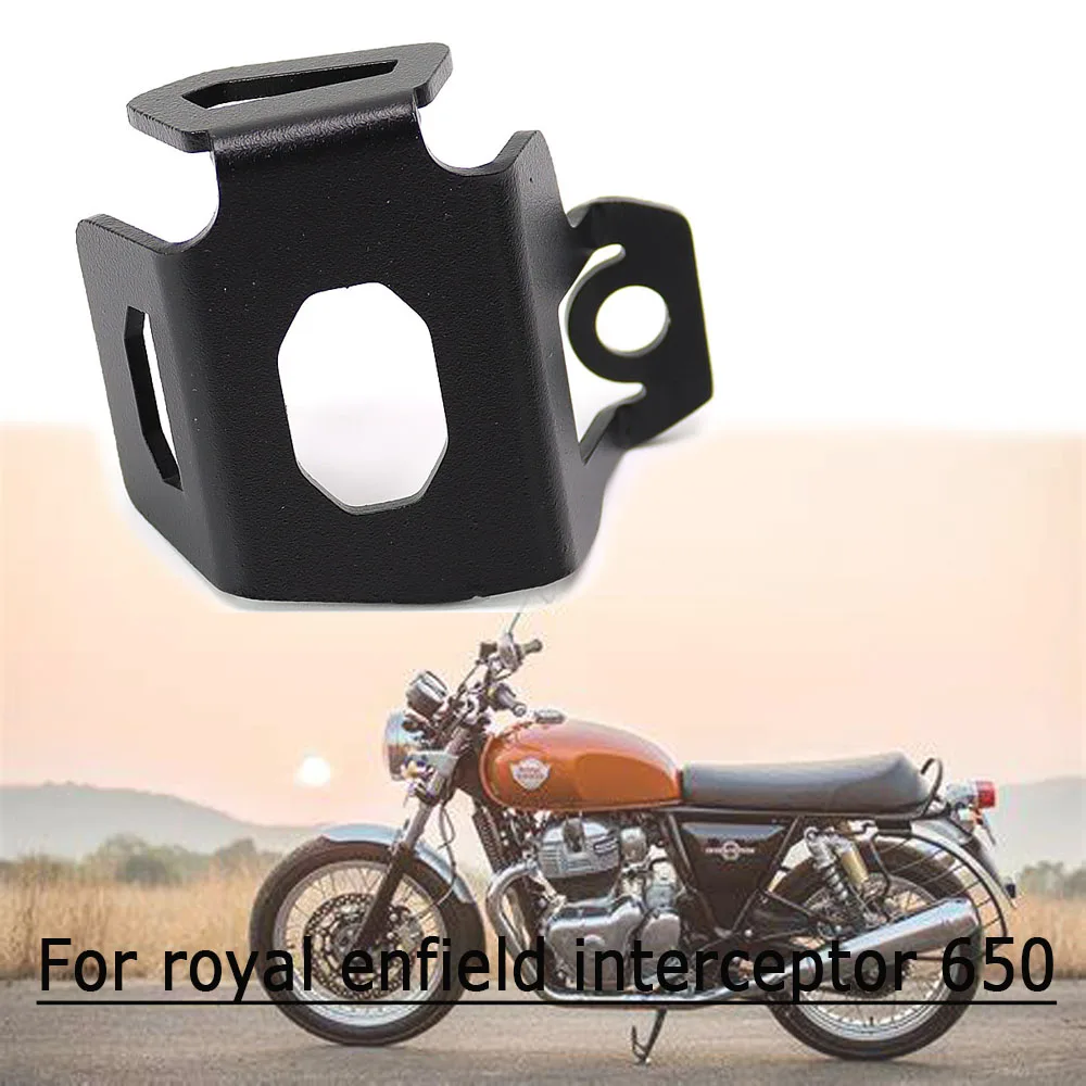 Accessori Moto In Alluminio Cnc Protezione Coperchio Serbatoio Liquido Freni Posteriori Per Royal Enfield Intercettatore 650