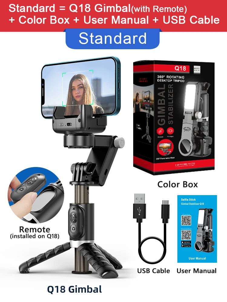 Estabilizador Movil Para Celular KOSCHEAL Q18 Estabilizador Para