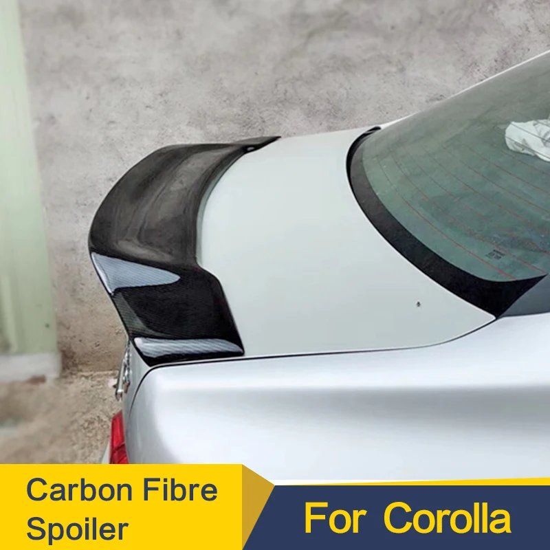 Rear Wing Spoiler Use For Toyota Corolla Carbon Fiber Rear Trunk Lid