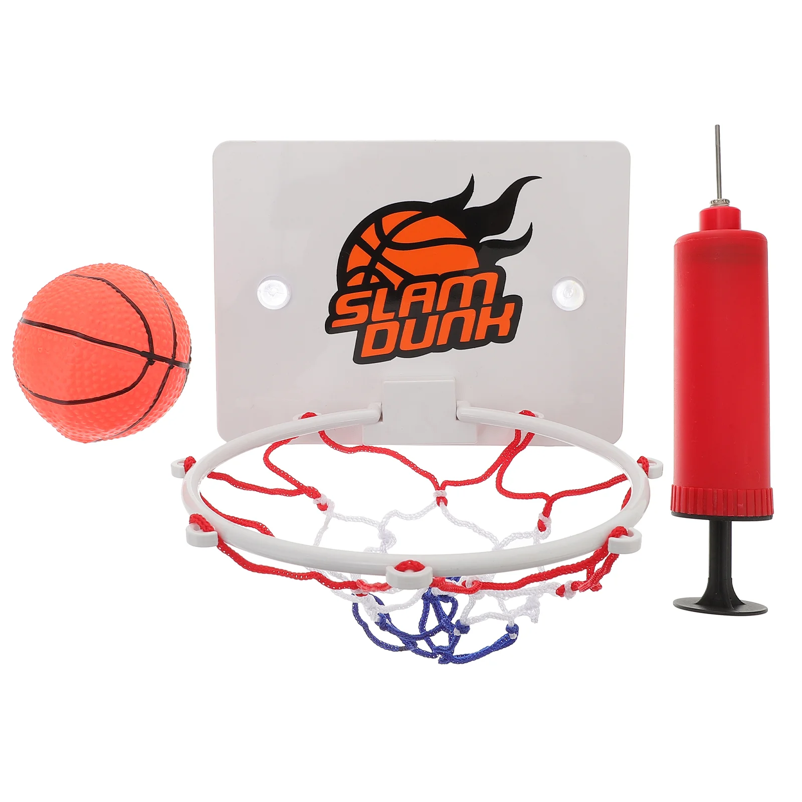 

Basketball Over the Door Basketball Backboard Sports Exercise with Pump and Balls for Basketball Lovers Boys Indoor Outdoor