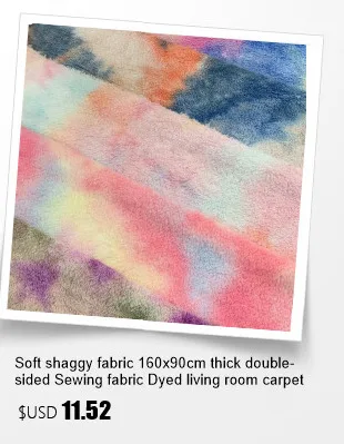 Description Picture 6 of item160x50cm Diy Handmade Doll Fur Fabrics Aetificial Lmitation 100% Polyester Teddy Wool Fabric