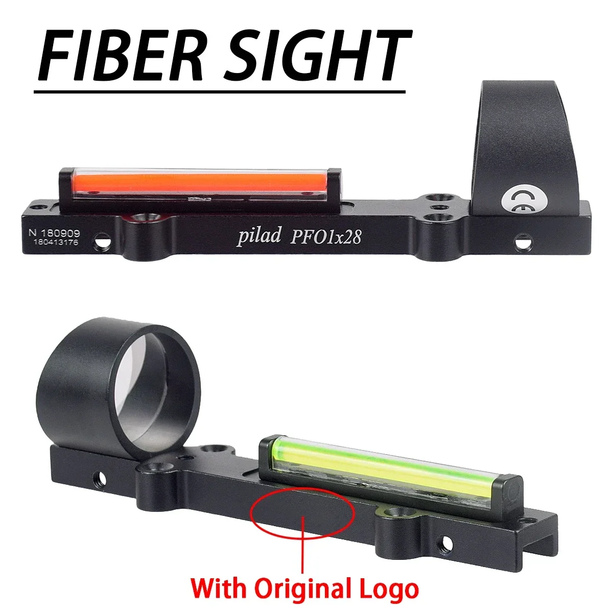 Tactical 1x28 Red Green Fiber Optic Sight Red Dot Collimator Sight 11mm Rail For Shutgun Hunting Scope AK47 AR15